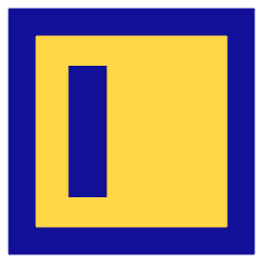 Align Left Square Icon from Sharp Pop Set