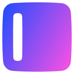 Align Left Square Icon from Plump Gradient Set