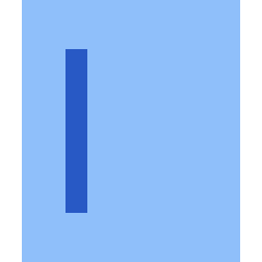 Align Left Vertical Icon from Sharp Flat Set
