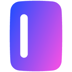Align Left Vertical Icon from Plump Gradient Set