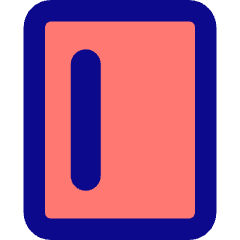 Align Left Vertical Icon from Core Pop Set