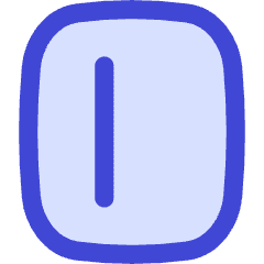 Align Left Vertical Icon from Flex Duo Set