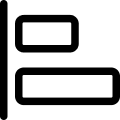 Align Left Icon from Ultimate Regular Set