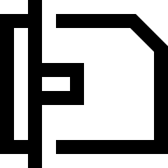 Align Margins Horizontal Icon from Sharp Line Set