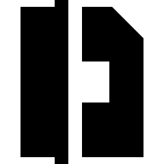 Align Margins Vertical Icon from Sharp Solid Set