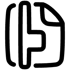 Align Margins Vertical Icon from Plump Line Set
