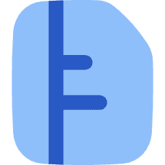 Align Margins Vertical Icon from Flex Flat Set