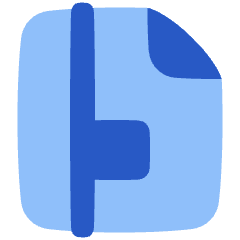 Align Margins Vertical Icon from Plump Flat Set