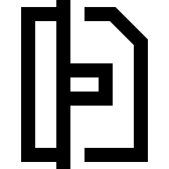 Align Margins Vertical Icon from Sharp Line Set