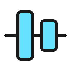 Align Middle Icon from Ultimate Colors Set