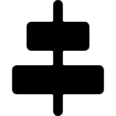 Align Middle Move Horizontal Icon from Ultimate Bold Set