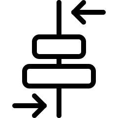 Align Middle Move Horizontal Icon from Ultimate Light Set
