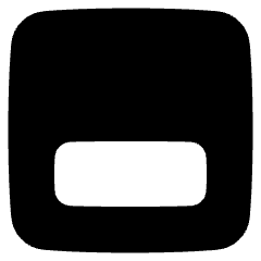 Align Object Bottom Icon from Plump Solid Set