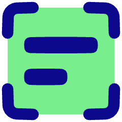 Align Object Frame Left Icon from Plump Pop Set
