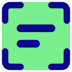 Align Object Frame Left Icon from Core Pop Set