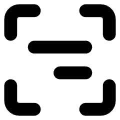Align Object Frame Right Icon from Core Solid Set