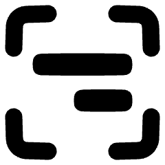 Align Object Frame Right Icon from Plump Solid Set