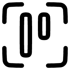 Align Object Frame Top Icon from Plump Line Set