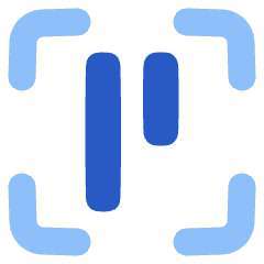 Align Object Frame Top Icon from Plump Flat Set