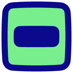 Align Object Horizontal Icon from Plump Pop Set