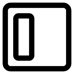Align Object Left Icon from Core Line Set
