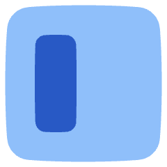 Align Object Left Icon from Plump Flat Set