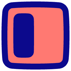Align Object Left Icon from Plump Pop Set