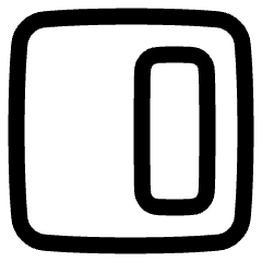 Align Object Right Icon from Plump Line Set