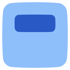 Align Object Top Icon from Plump Flat Set