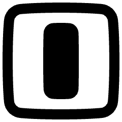Align Object Vertical Icon from Plump Remix Set