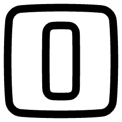 Align Object Vertical Icon from Plump Line Set
