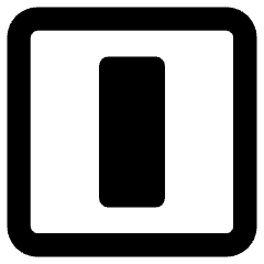 Align Object Vertical Icon from Core Remix Set