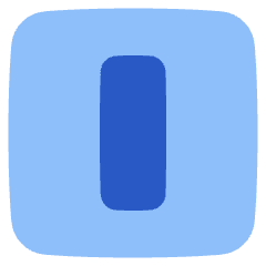 Align Object Vertical Icon from Plump Flat Set