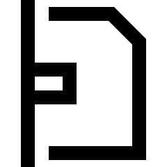 Align Page Icon from Sharp Line Set