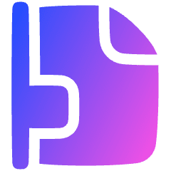 Align Page Icon from Plump Gradient Set