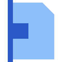 Align Page Icon from Sharp Flat Set
