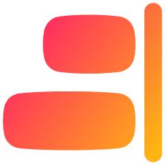 Align Right 1 Icon from Flex Gradient Set