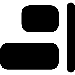 Align Right 1 Icon from Core Solid Set