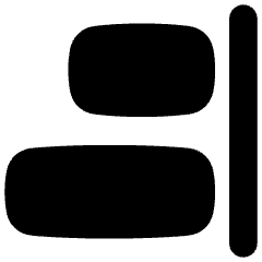 Align Right 1 Icon from Flex Solid Set