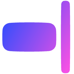 Align Right 2 Icon from Plump Gradient Set