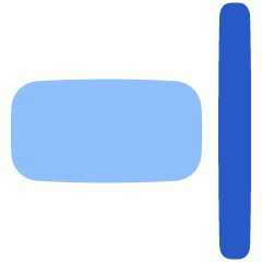 Align Right 2 Icon from Plump Flat Set