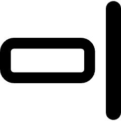 Align Right 2 Icon from Core Remix Set