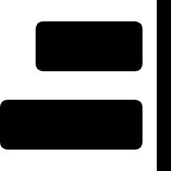 Align Right Icon from Nova Solid Set