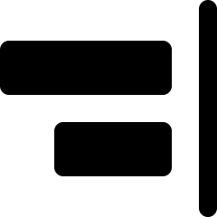 Align Right Move Icon from Ultimate Bold Set