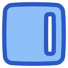 Align Right Square Icon from Plump Duo Set