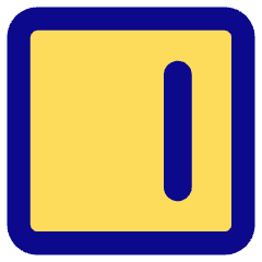 Align Right Square Icon from Core Pop Set