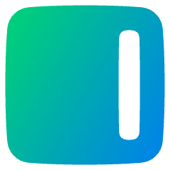 Align Right Square Icon from Plump Gradient Set