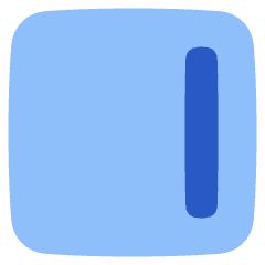 Align Right Square Icon from Plump Flat Set