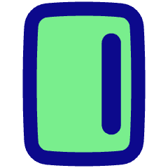 Align Right Vertical Icon from Plump Pop Set