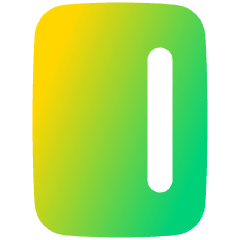 Align Right Vertical Icon from Plump Gradient Set